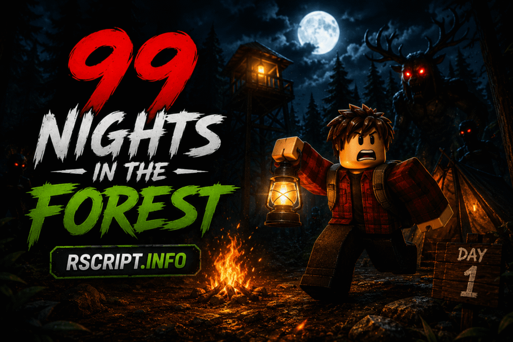 Top 4 99 Nights in the Forest Script – Auto Farm, Godmode & Item ESP
