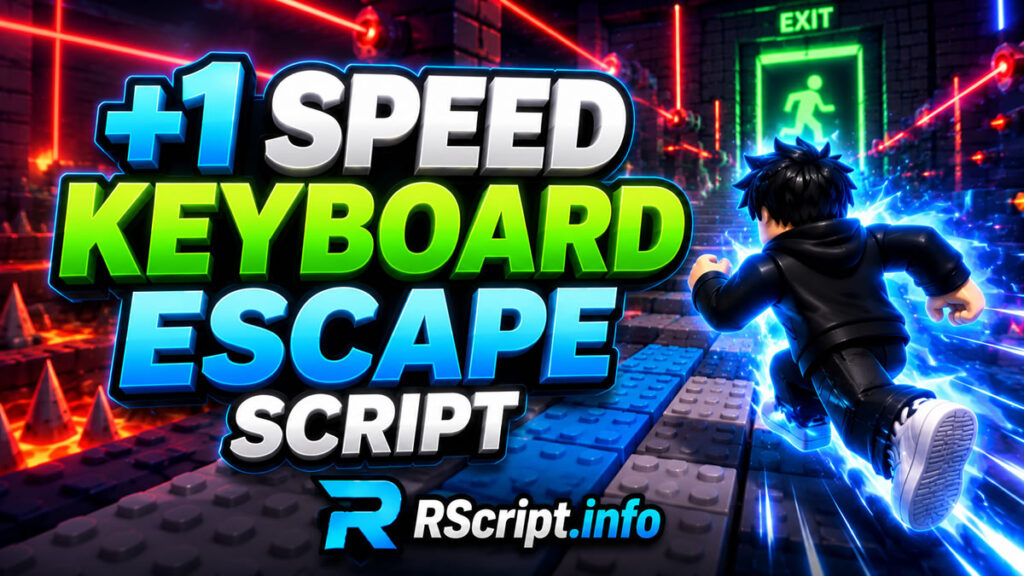 Top +1 Speed Keyboard Escape Script 2026 with Auto Farm