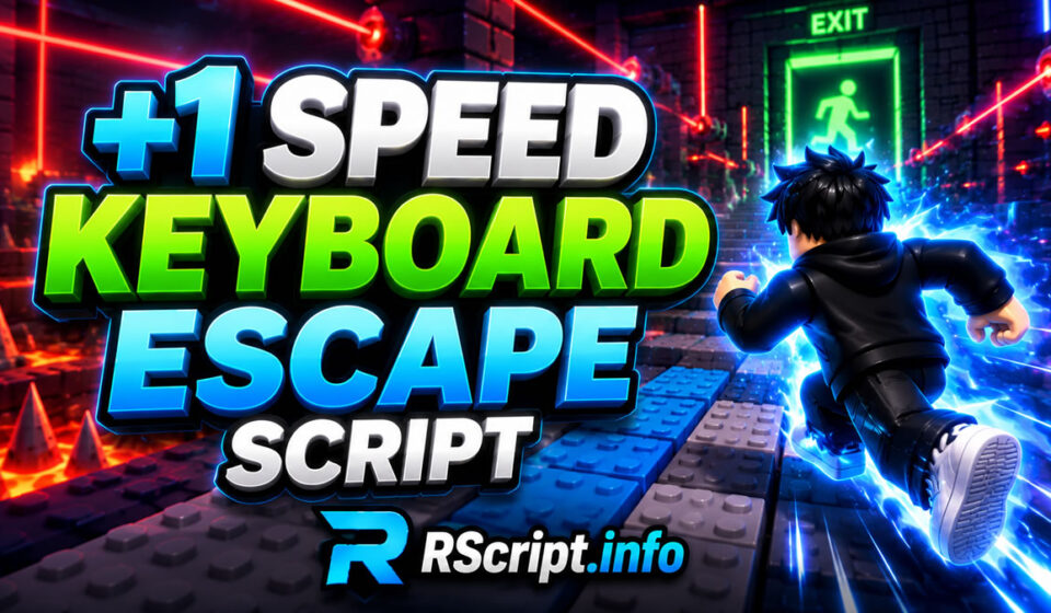 Top +1 Speed Keyboard Escape Script 2026 with Auto Farm