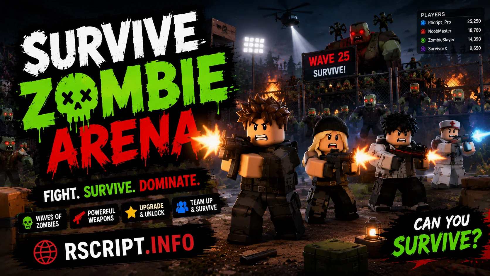 Survive Zombie Arena Script with Auto Farm Void Shards 2026 5 Survive Zombie Arena Script with Auto Farm Void Shards 2026