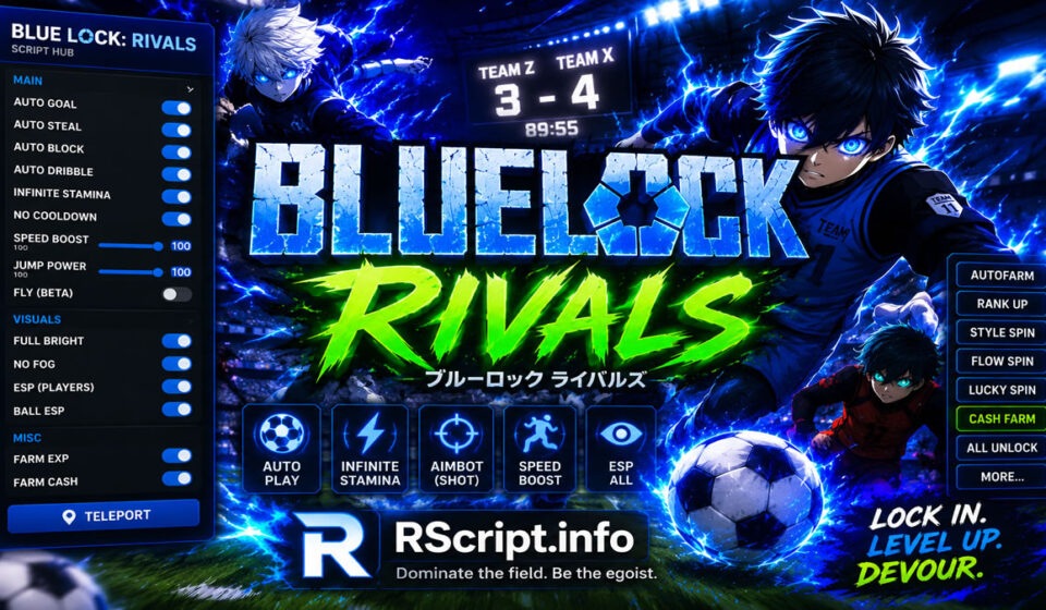 Top Blue Lock: Rivals Script 2026 with Auto Farm