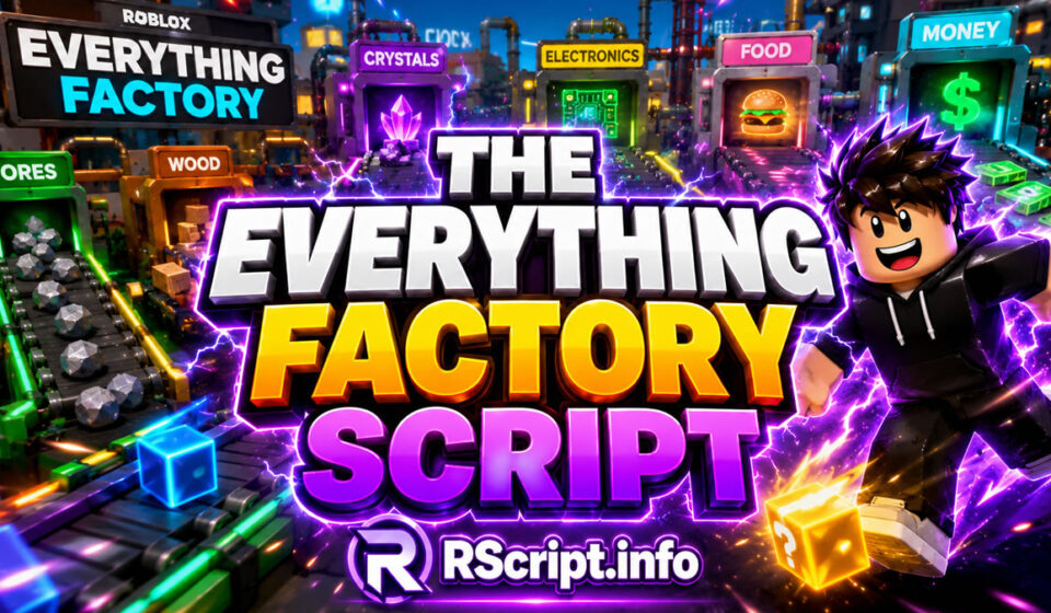 Top The Everything Factory Script Auto Farm for 2026