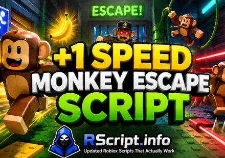 Top +1 Speed Monkey Escape Script 2026 to Dominate Fast, Speed