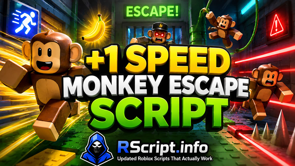 Top +1 Speed Monkey Escape Script 2026 to Dominate Fast, Speed 51 Top +1 Speed Monkey Escape Script 2026 to Dominate Fast, Speed